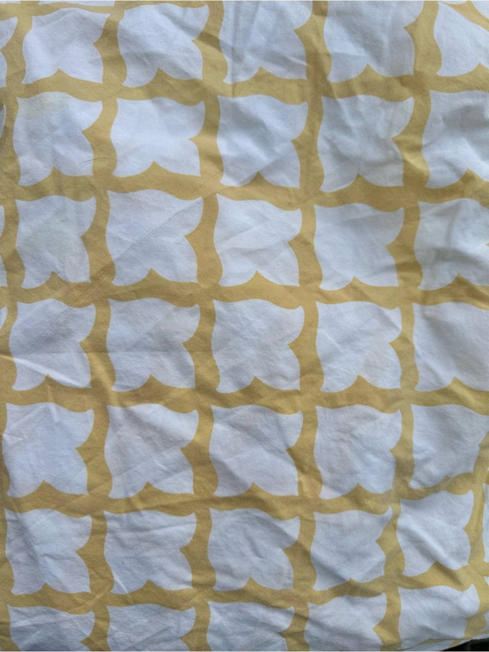 Pottery Barn Marlo Marigold Fitted Sheet Full Organic Cotton